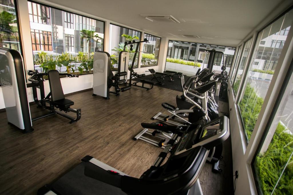 Fitness centrum a/nebo fitness zařízení v ubytování D'Pristine Medini By The one - 8min walk to Legoland