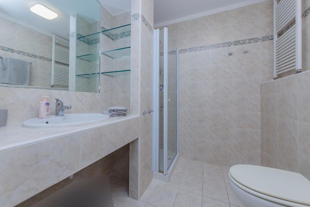Koupelna v ubytování Residence Villa Ada E203