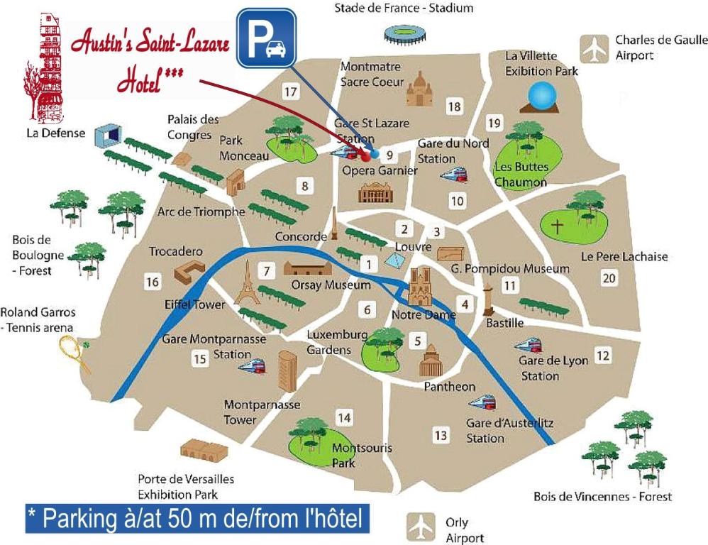 Austin's Saint Lazare Hotel - Resim 14