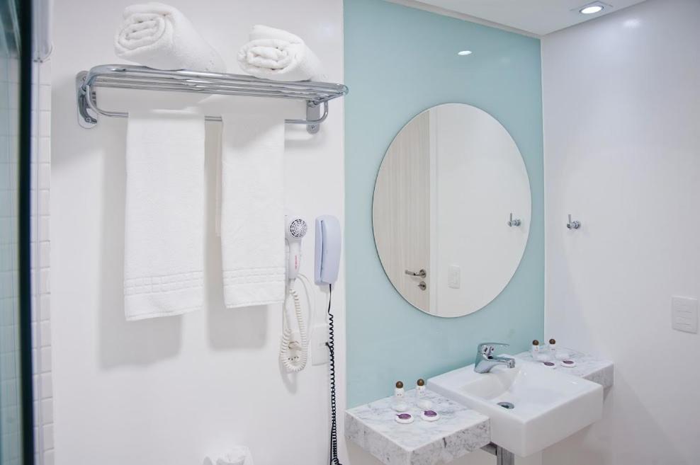 Koupelna v ubytování Hotel Brisa Praia Pajuçara