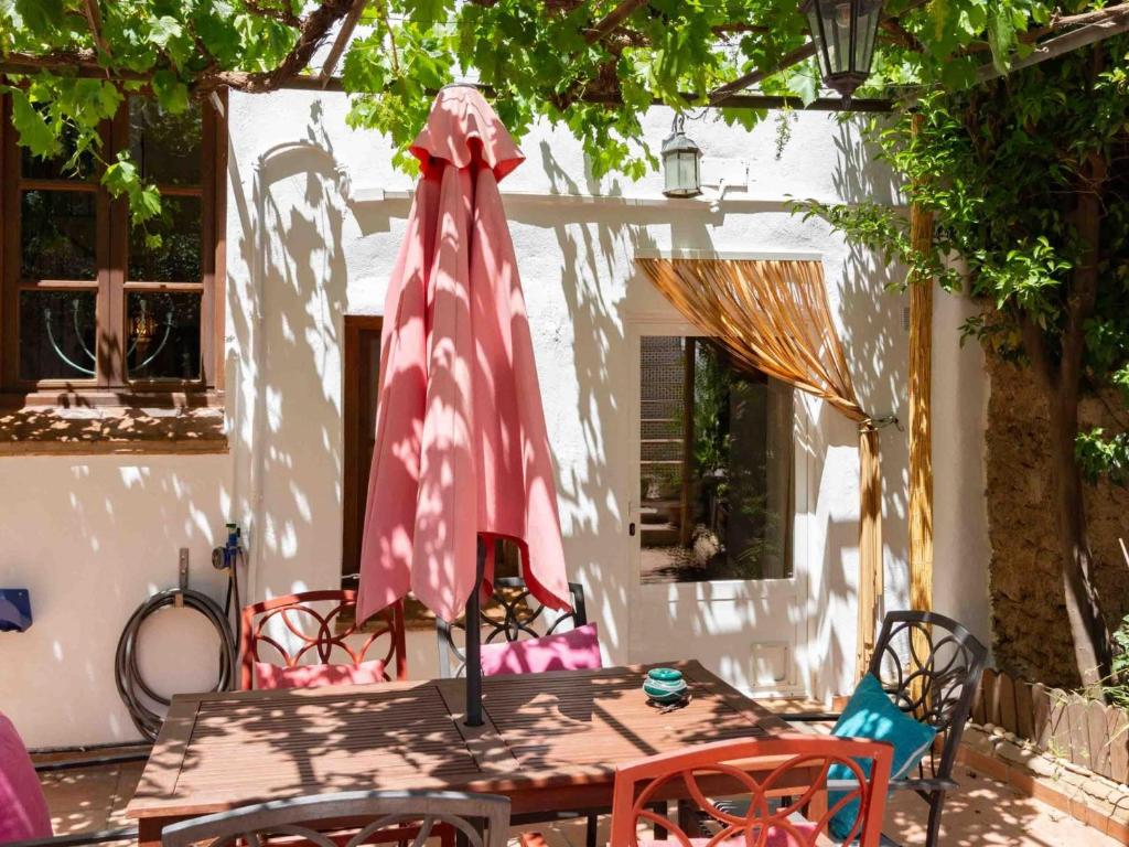 Patio lub wspólna przestrzeń na świeżym powietrzu w obiekcie Casa El Sarük