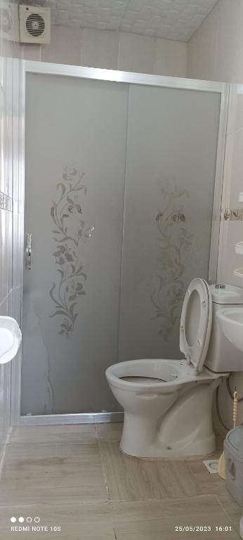 Koupelna v ubytování Bereket traveler Hotel