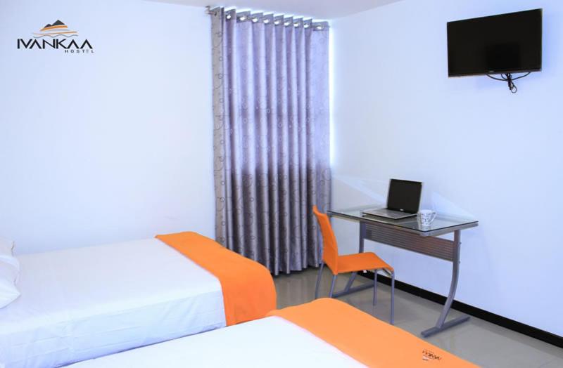 Postel nebo postele na pokoji v ubytování Ivankaa Hostel