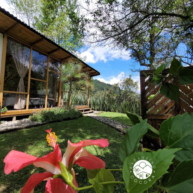 Zahrada ubytování Exclusivo Cocora con Jacuzzi Salento Quindio