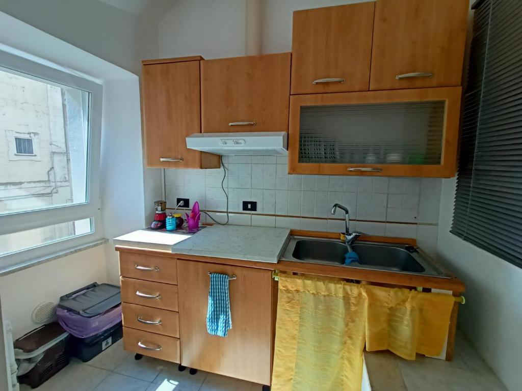 Kuchyň nebo kuchyňský kout v ubytování Due passi dal Castello