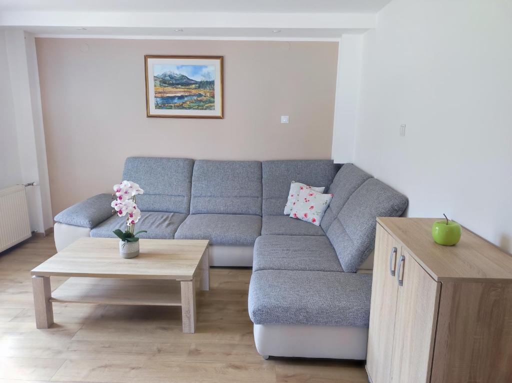 Posezení v ubytování Apartmaji Mojca