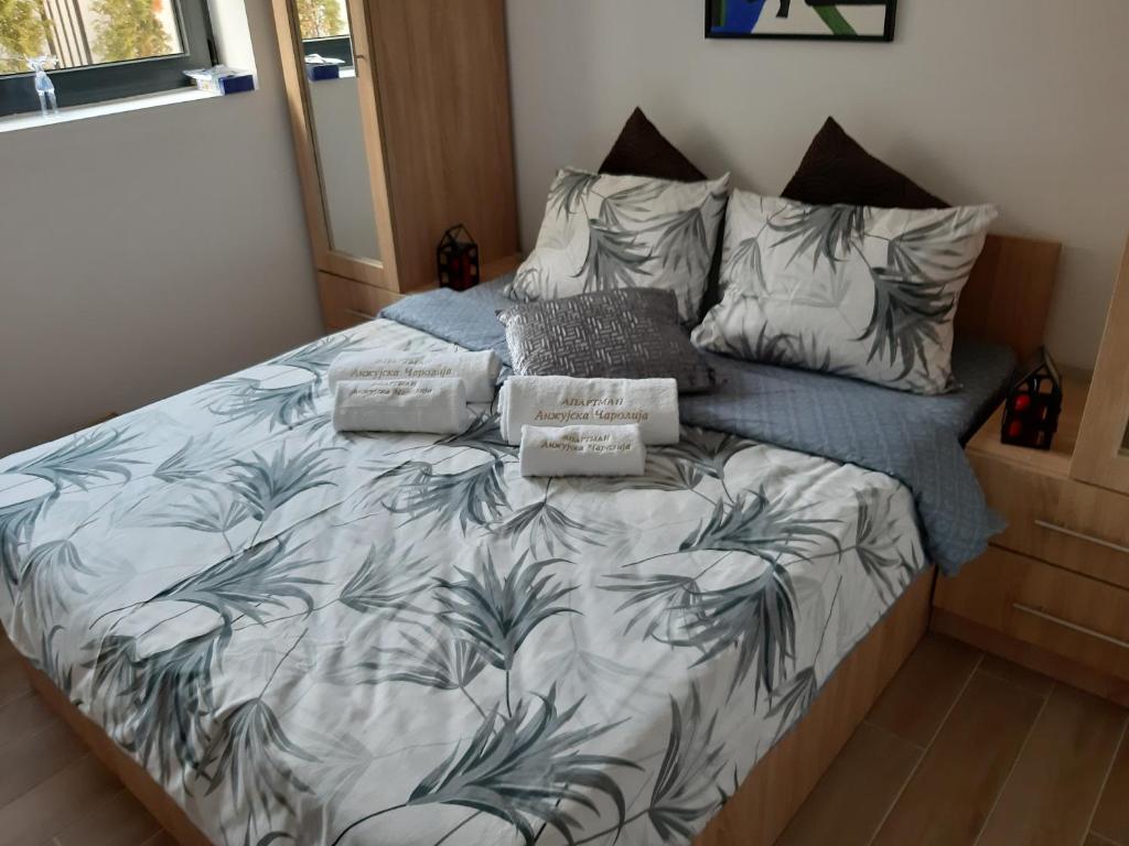 Ένα ή περισσότερα κρεβάτια σε δωμάτιο στο Zlatiborske čari