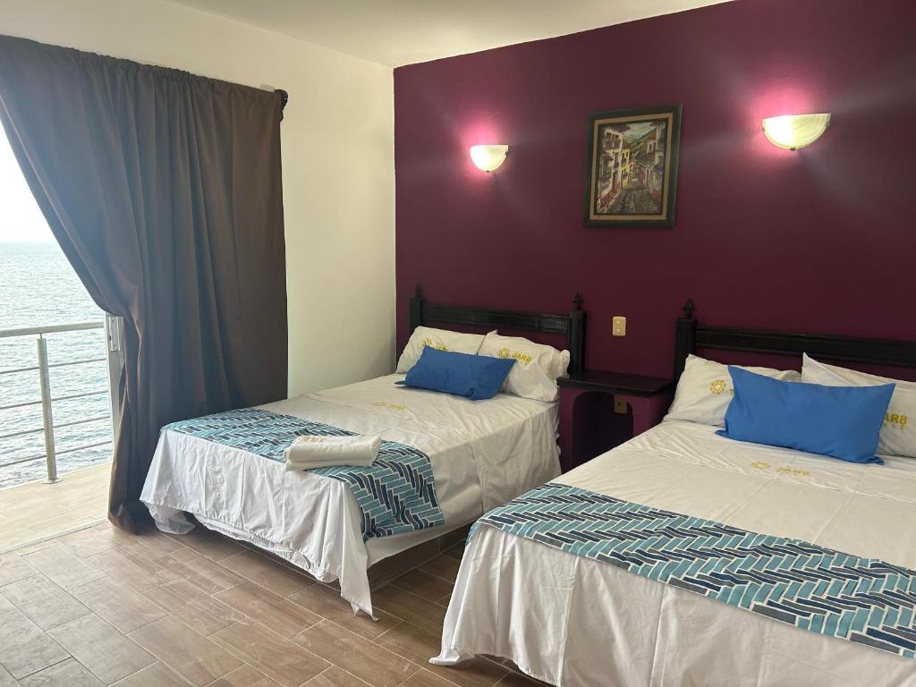 Postel nebo postele na pokoji v ubytování Hotel Jar8 Bule