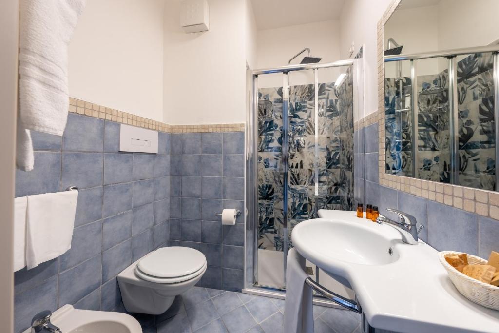 Koupelna v ubytování Hotel Corfù