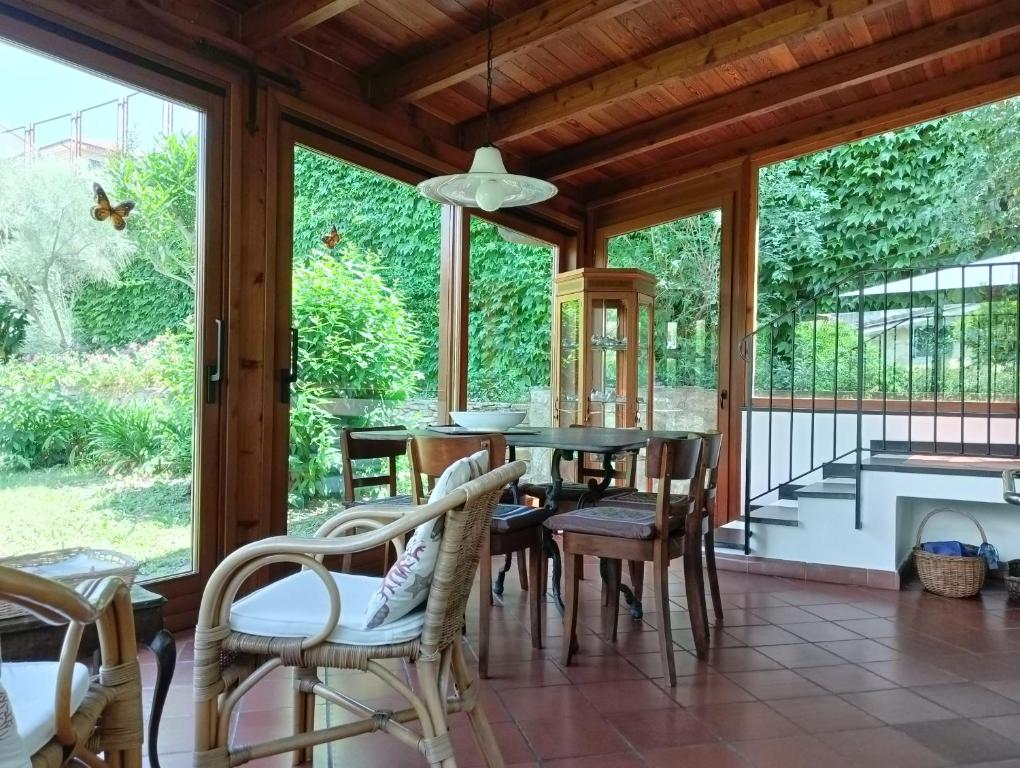 Zahrada ubytování Villetta con giardino a due passi dal mare