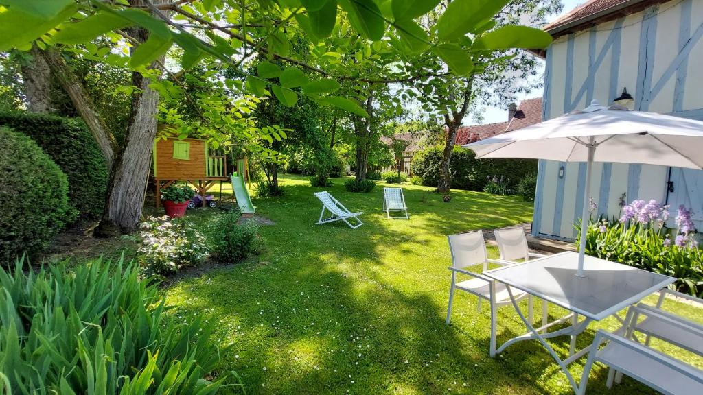 Zahrada ubytování Domaine du Carouge