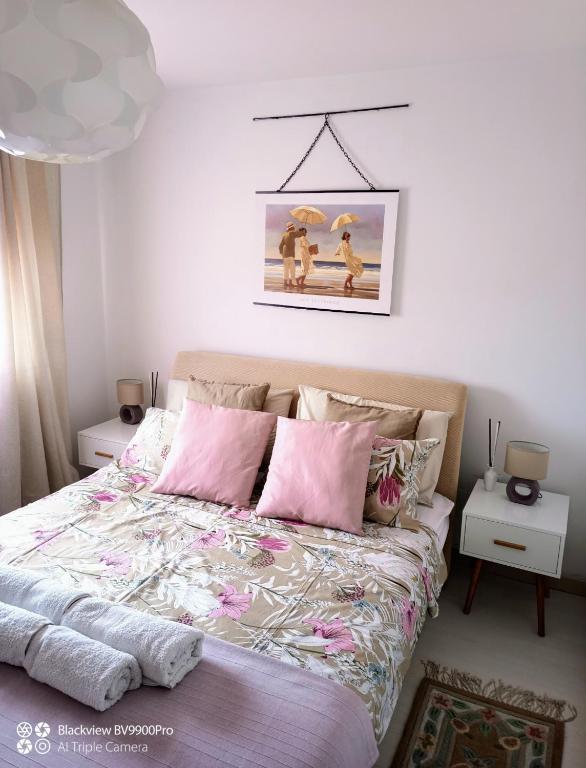 Postel nebo postele na pokoji v ubytování Apartman Bella Vista