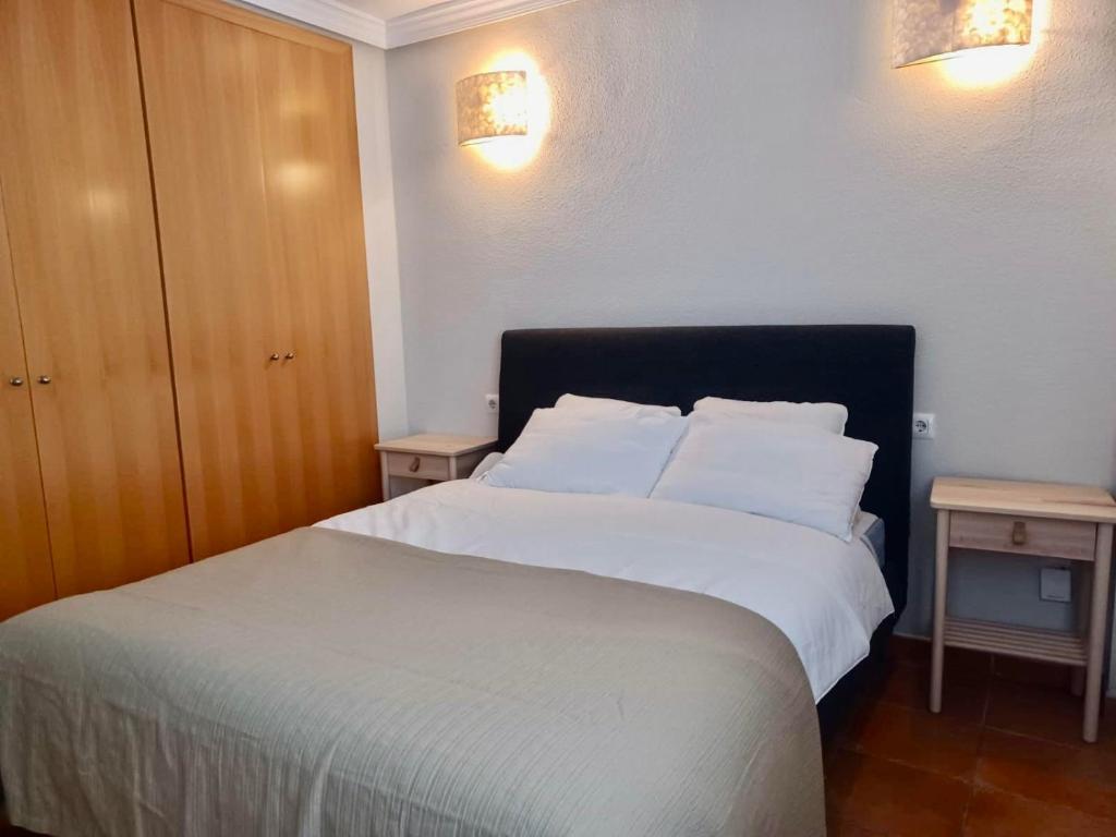 En eller flere senge i et værelse på Apartamento Torreblanca, Fuengirola