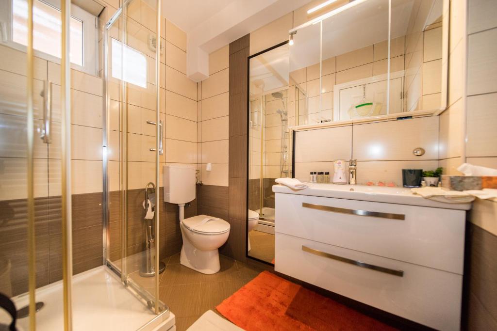 Kúpeľňa v ubytovaní Vila Ava