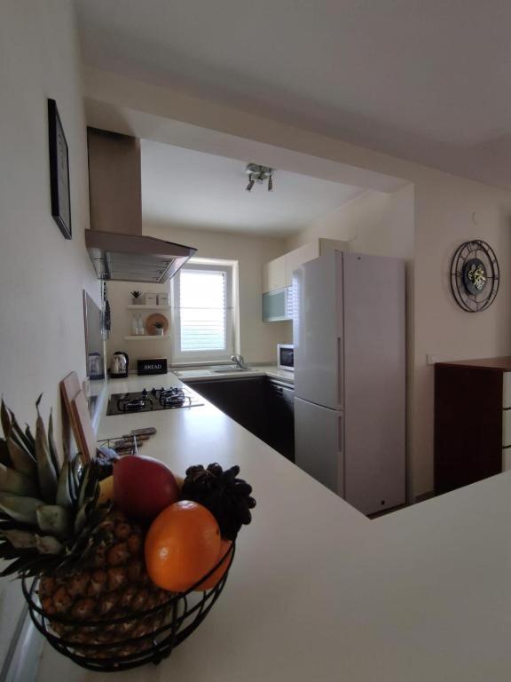 Kuchyň nebo kuchyňský kout v ubytování Apartment Teleferica Rabac