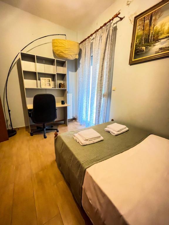 Letto o letti in una camera di Lucky's House