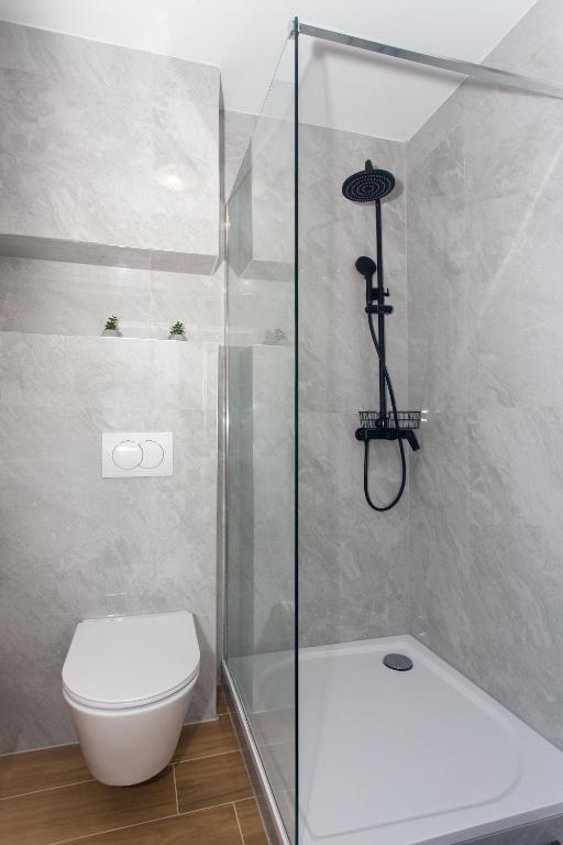 Kúpeľňa v ubytovaní Angolo Apartments