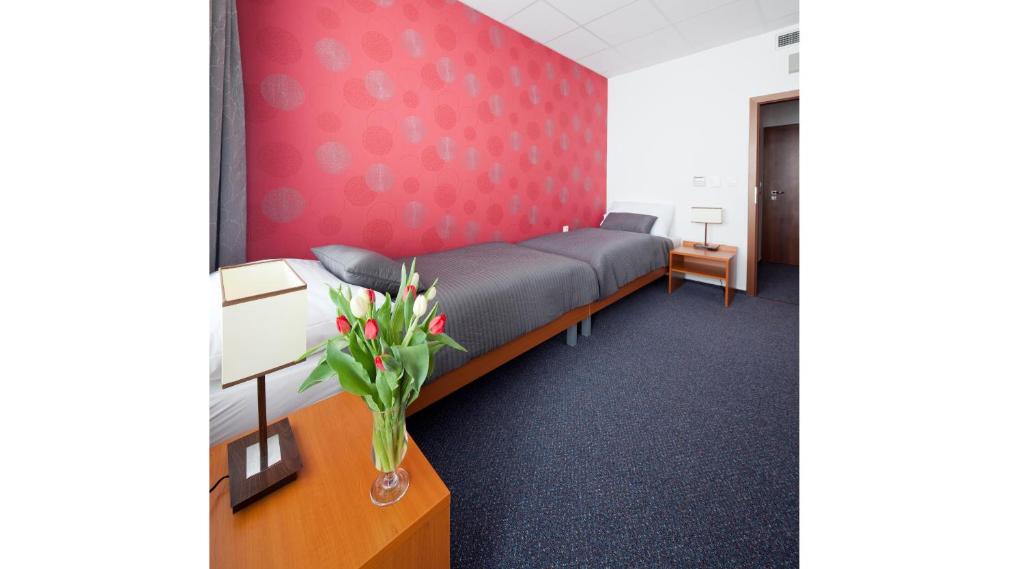 Postel nebo postele na pokoji v ubytování Hotel Limba CTT