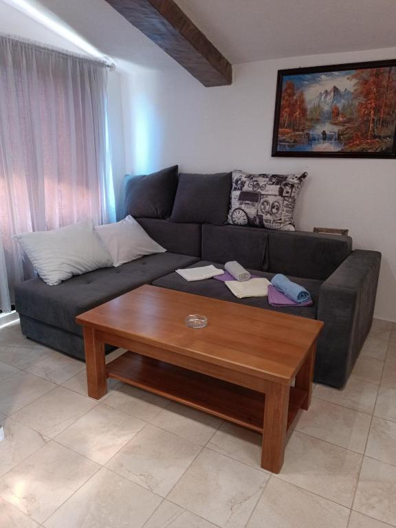 Posezení v ubytování TLM Apartments