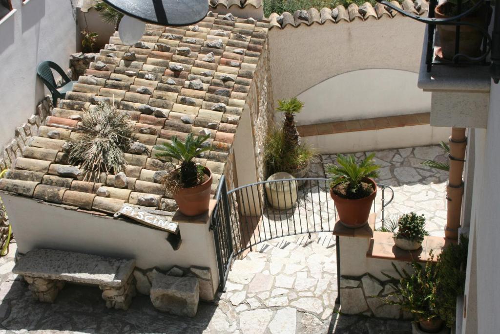 Balkón nebo terasa v ubytování Hotel Il Cortile