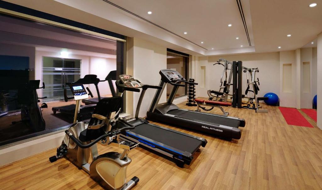 Fitness centrum a/nebo fitness zařízení v ubytování Click Hotel Bangalore - International Airport