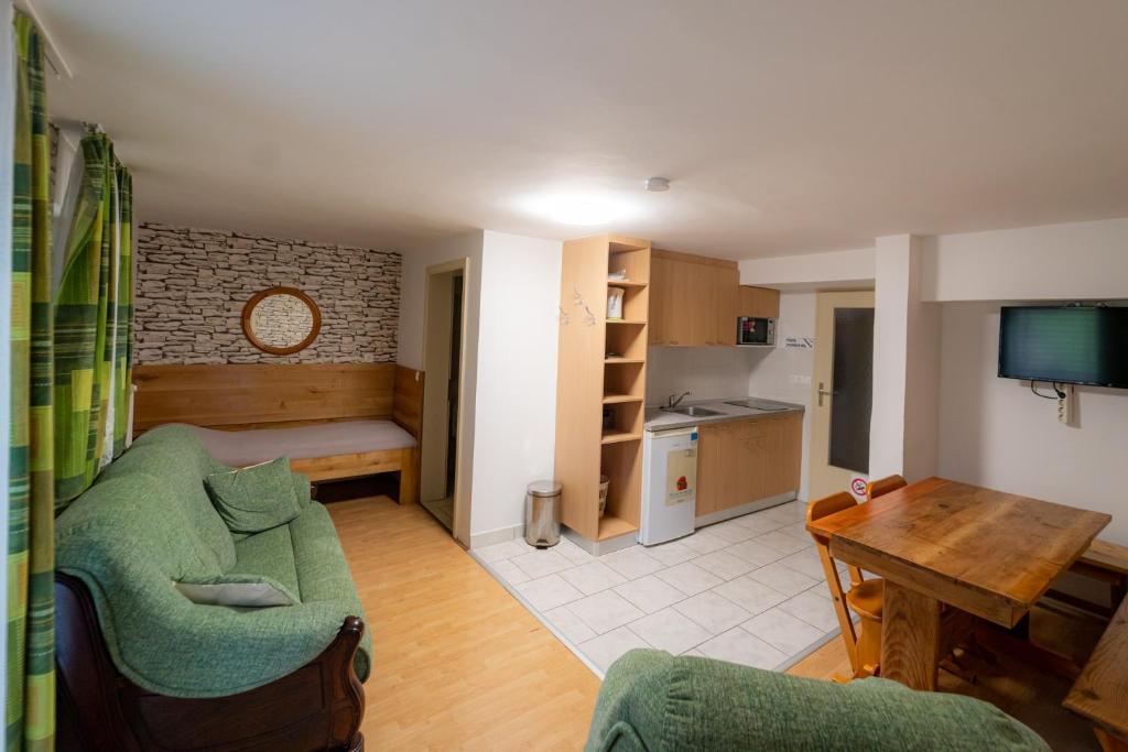 Kuchyň nebo kuchyňský kout v ubytování Panorama B&B