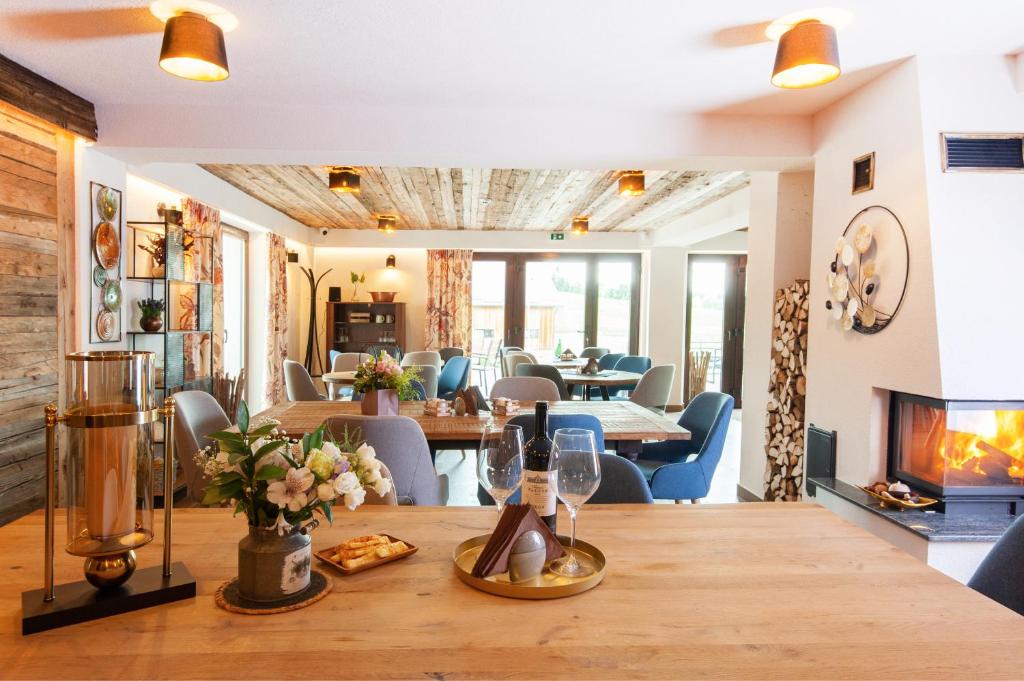 Restaurace v ubytování Timian Chalet