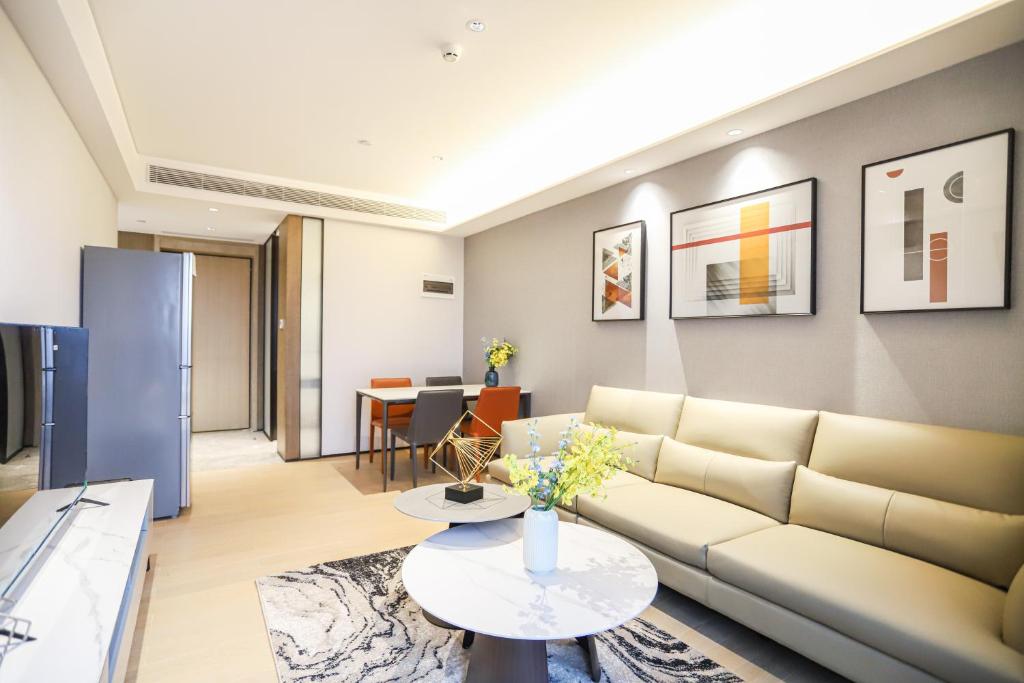 Posezení v ubytování Canopy Executive Apartments - Shenzhen Futian Center