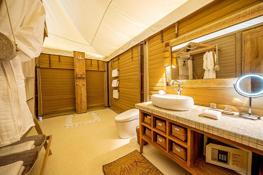 Koupelna v ubytování KEIKOKU GLAMPING TENT