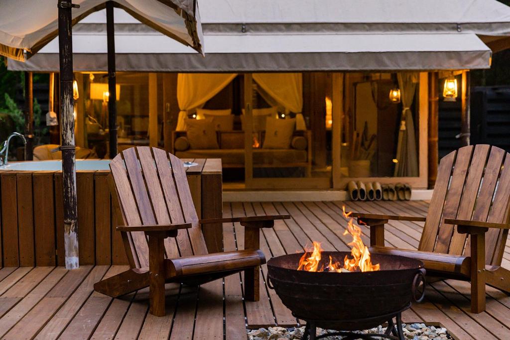Fotografie z fotogalerie ubytování KEIKOKU GLAMPING TENT v destinaci Hinohara