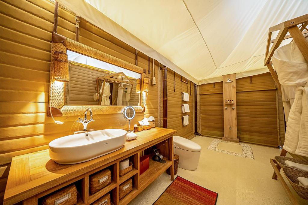 Koupelna v ubytování KEIKOKU GLAMPING TENT