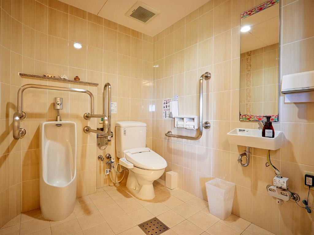 Koupelna v ubytování Hotel Murasakimura