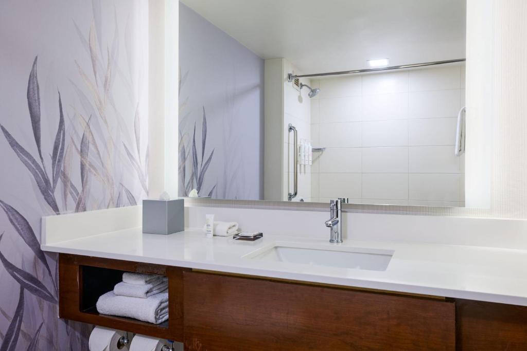 Koupelna v ubytování Hanover Marriott