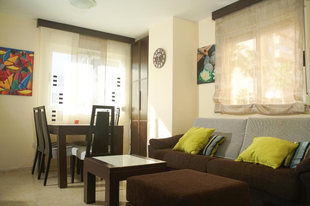 Posezení v ubytování 1ra Linea Playa Magic World Luxury Apartament PP3 Pet