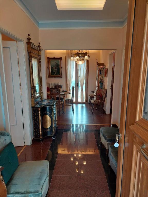 Posezení v ubytování Kalypso Home F