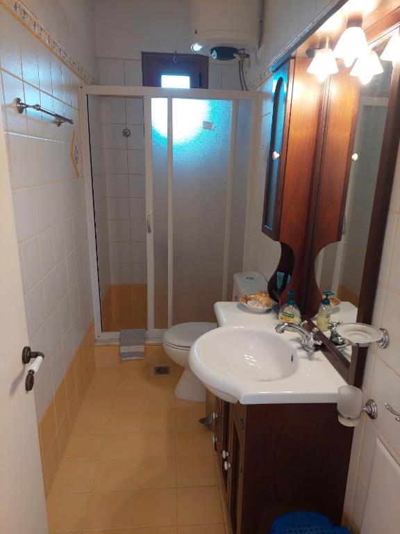 Koupelna v ubytování Kalypso Home F