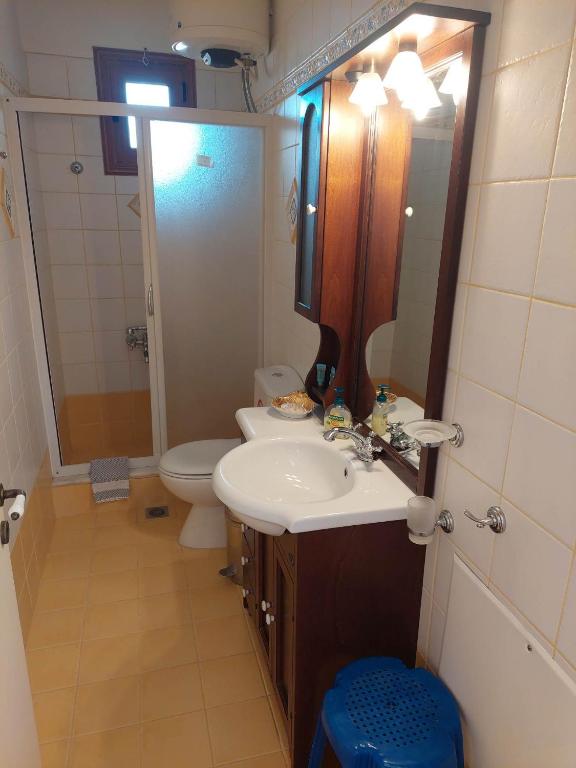 Koupelna v ubytování Kalypso Home F