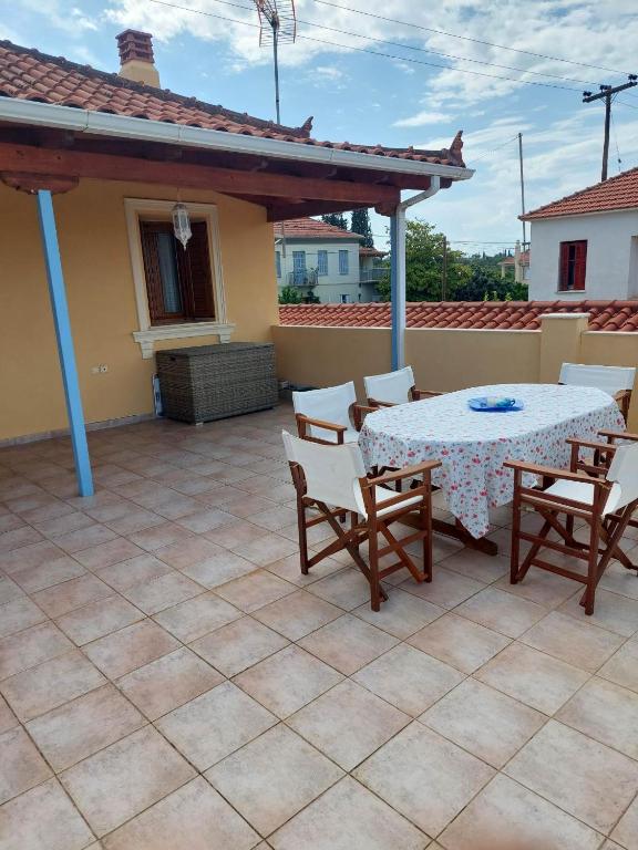 Balkón nebo terasa v ubytování Kalypso Home F