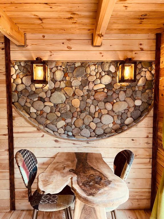 Posezení v ubytování Afara Bungalows Otel & Cafe