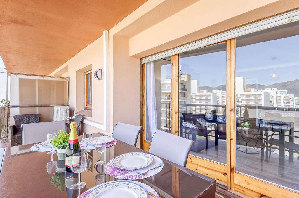 Balkón alebo terasa v ubytovaní Roses 3 Vistas Mar - Immo Barneda