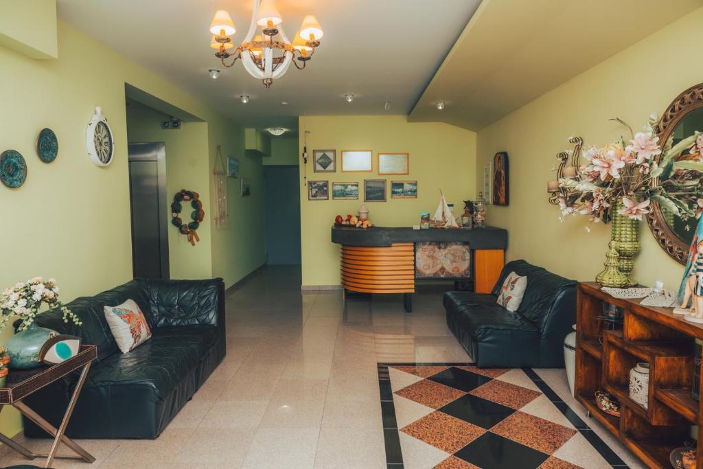 Posezení v ubytování Dionysos Rooms