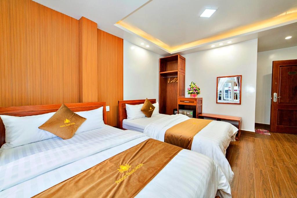 HANZ Pho Hoa Hotel - Sala De Reina Superior Con Dos Camas Queen