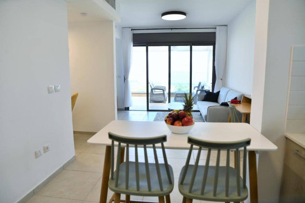 Posezení v ubytování Casa Cohen C Kineret קאסה כהן סי כנרת