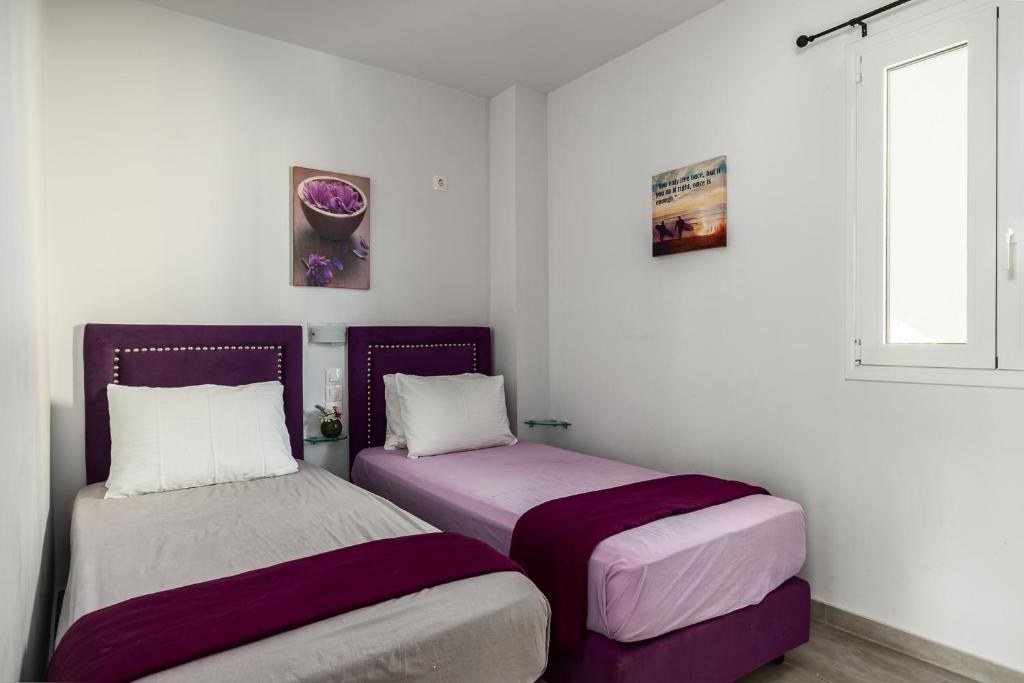 Postel nebo postele na pokoji v ubytování Delight Corfu Apart Hotel, Sidari