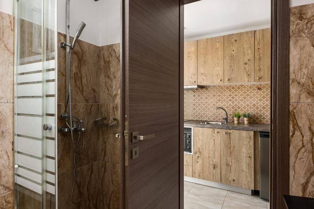 Kuchyň nebo kuchyňský kout v ubytování Delight Corfu Apart Hotel, Sidari
