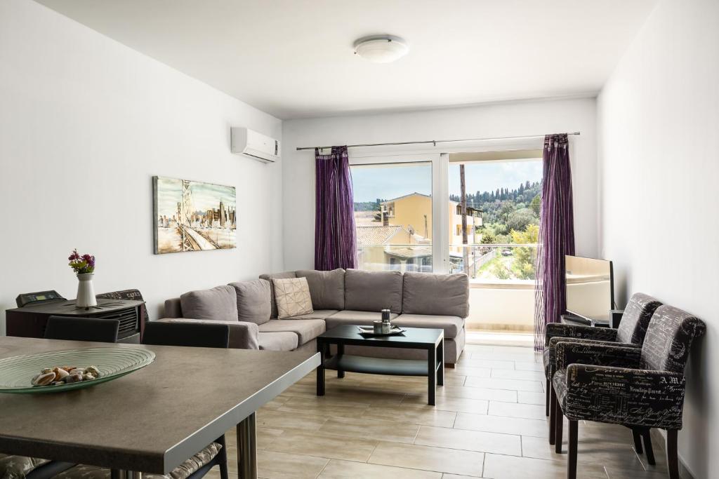 Posezení v ubytování Delight Corfu Apart Hotel, Sidari