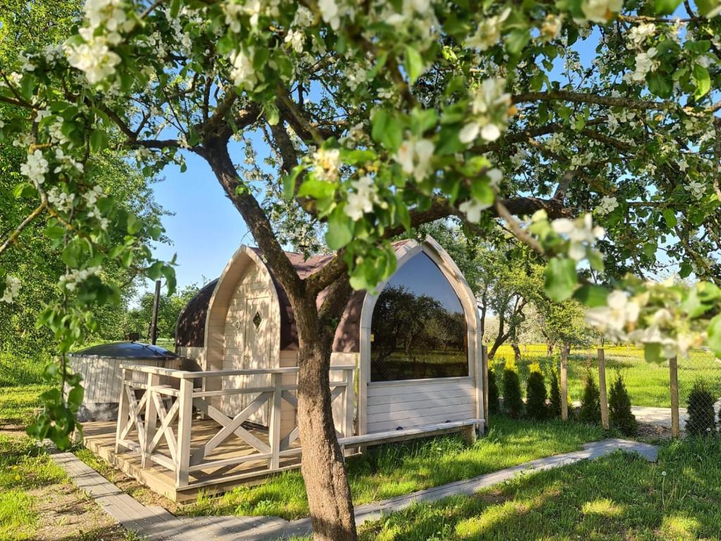 Zahrada ubytování Guest house Lilac in apple tree park