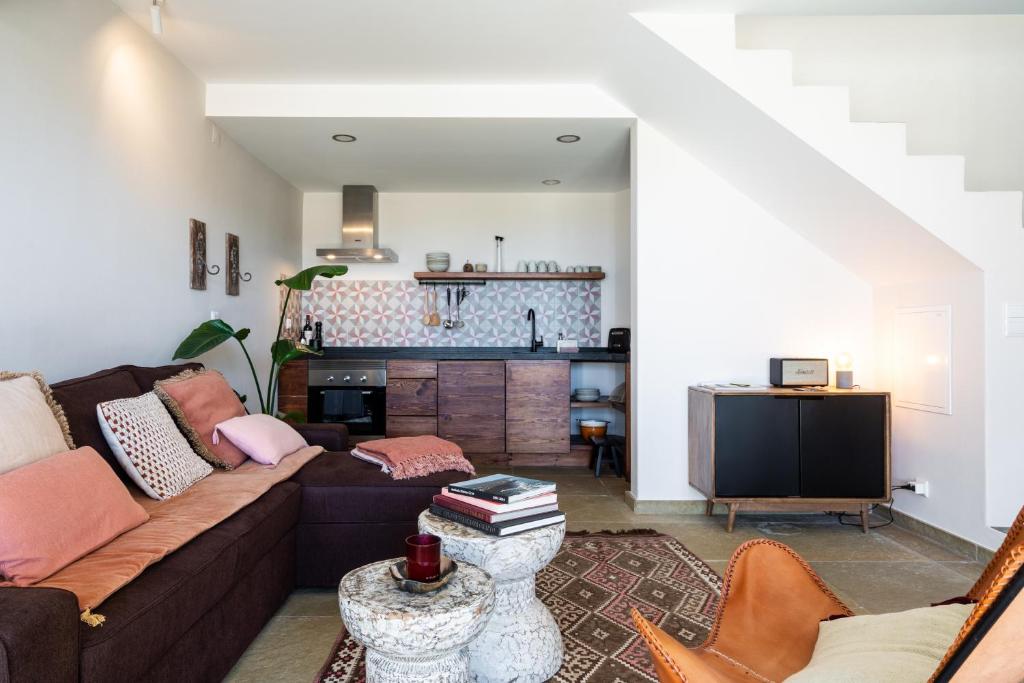 Posezení v ubytování Casa da Ursa