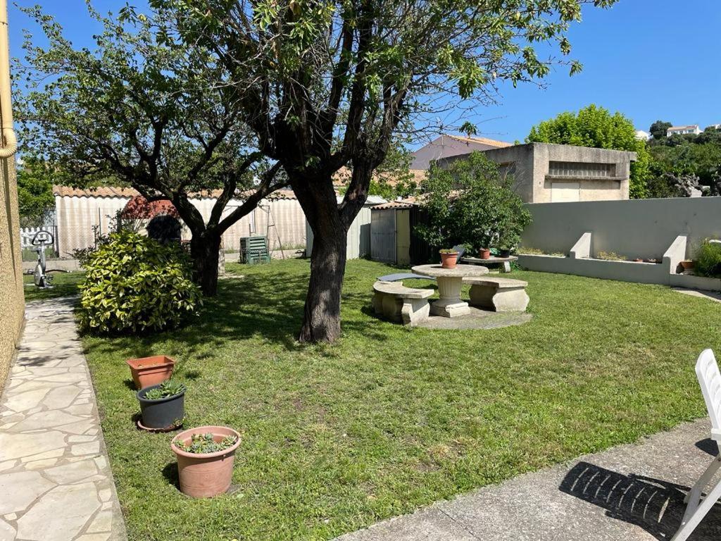 Vonkajšia záhrada v ubytovaní Belle maison 140 m2 à 15 mn de la mer 10 mn de Montpellier