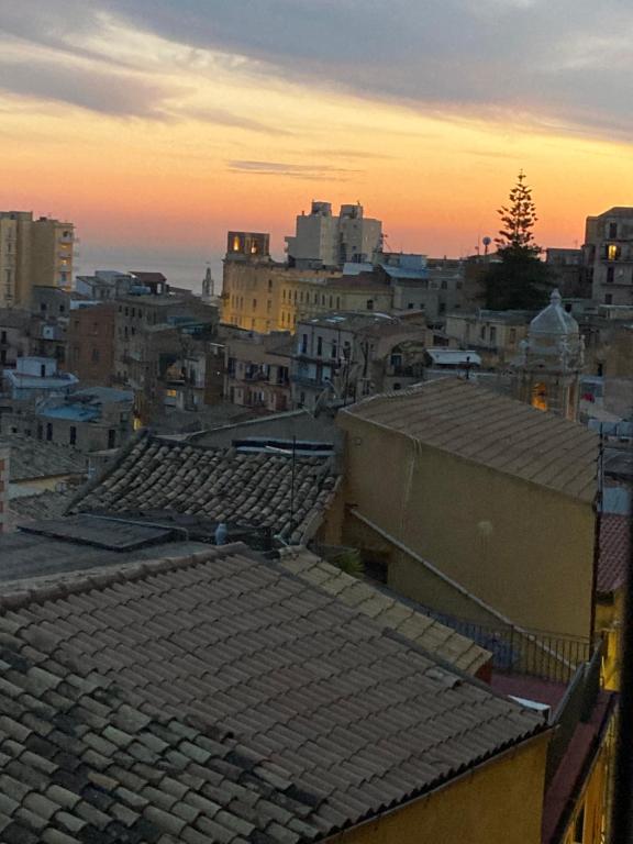 Nespecifikovaný výhled na destinaci Agrigento nebo výhled na město při pohledu z penzionu